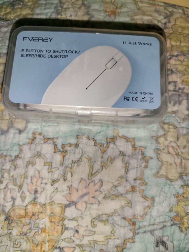 Wireless Mouse, 2.4G Slim Mute Silent Click Noiseless Optical Mouse with USB Receiver and Type C Adapter Compatible with Notebook, PC, Laptop, Compute