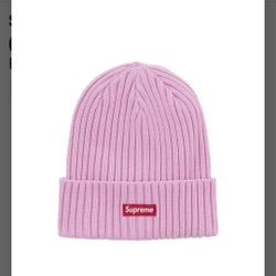 Supreme Overdyed Beanie Pink SS25 