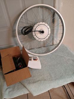 Llanta eléctrica para bicicleta R-24-36 V-750W- NEW-- no batería - OILDALE