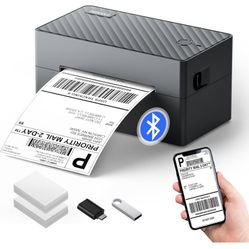 Label Printer, 4x6 Shipping Label Thermal Printer for Packages, Bluetooth Conection and Compatible with Android. https://offerup.com/redirect/?o=aVBob