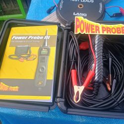 Snap on Power Probe & Magnetic Retractable Test Leads 