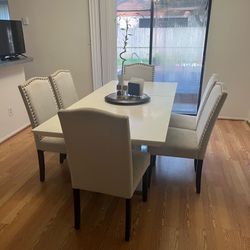Dining set with 6 chairs