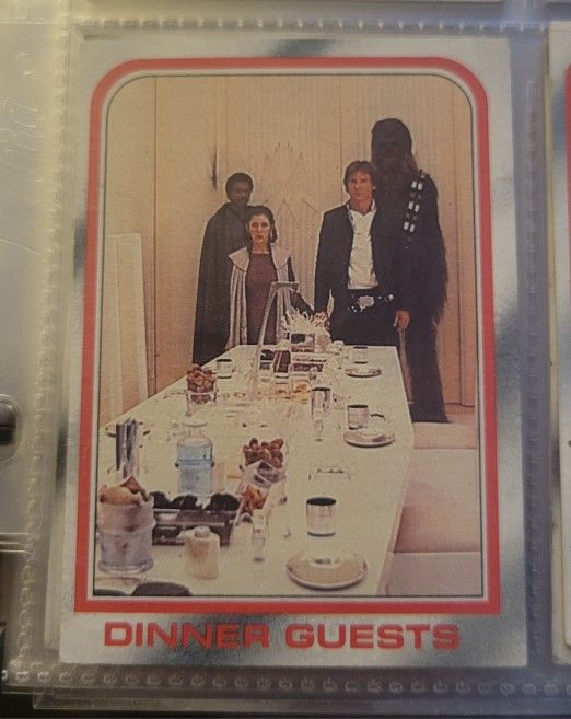 1980 Topps Star Wars Empire Strikes Back #86 Dinner Guests Card