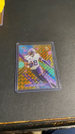 Topps Finest Justin Jefferson Geometric
