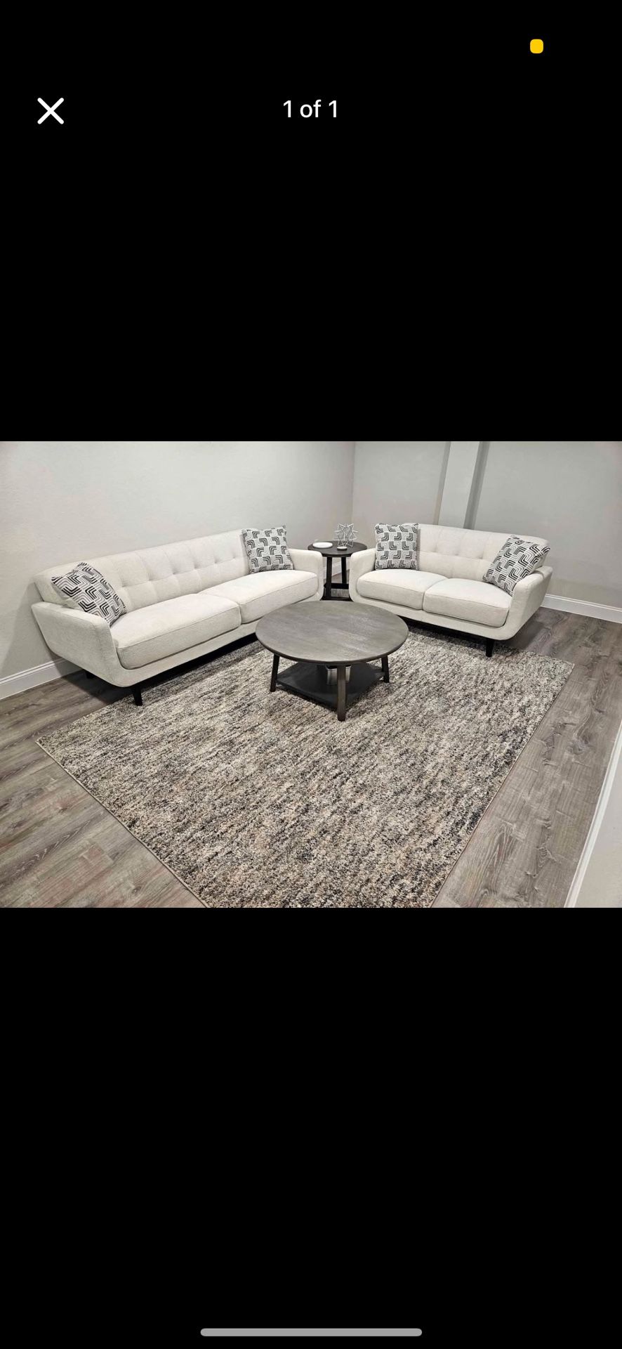 Loveseat and Sofa Set