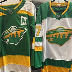 MN WILD JERSEYS / HOODIES/ AUTOGRAPHS 