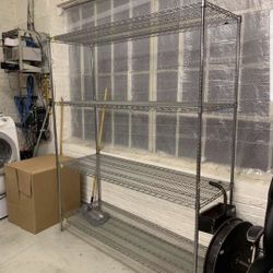Eddie  Chrome Industrial Wire And Heavy Duty Shelving 