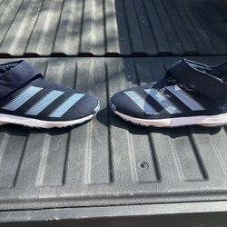 Adidas Harden B/E 3 basketball shoes in the Collegiate Royal colorway