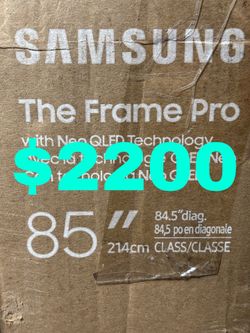 Samsung 85 The Frame Pro TV , Check my profile for more models