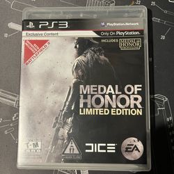 Medal Of Honor Limited Edition PS3 