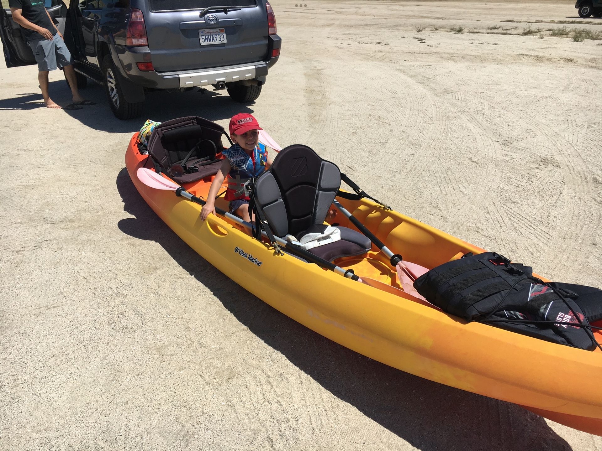 13.5’  West Marine Kayak Fits 2 Adults & 2 Kids