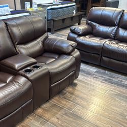 Madrid, Two-Piece Sofa, Loveseat, Reclining Living Room