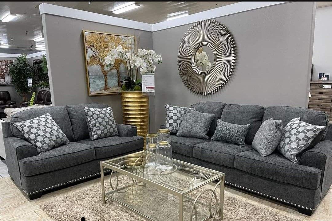 Locklin carbon living room cheap set