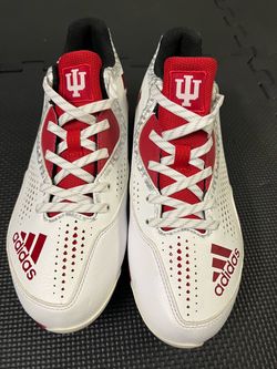 adidas IU Men’s Football Cleats US 6.5 EU 38⅔ White Red BW0751
