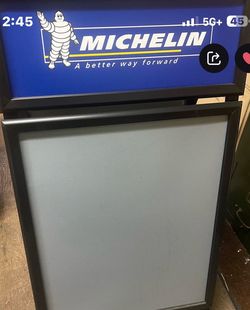 Poster business school sign standing board