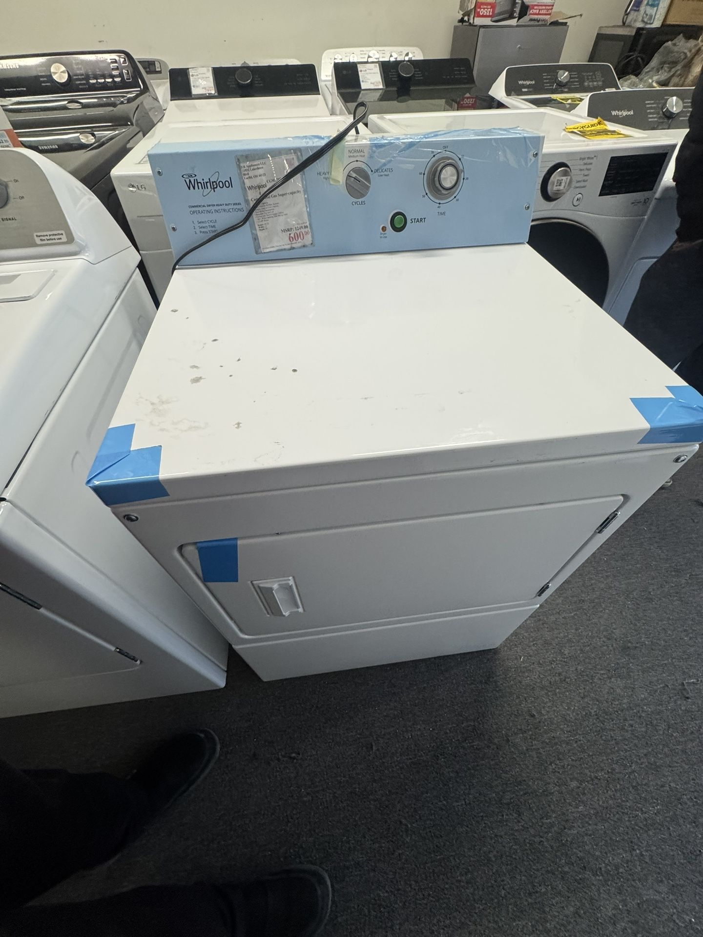 Whirlpool Commercial Gas Super Capcity