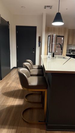 3 Custom Restoration Hardware barstools