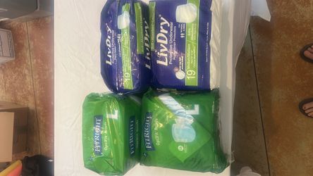LivDry & FitRight Adult Protective Underwear Bundle