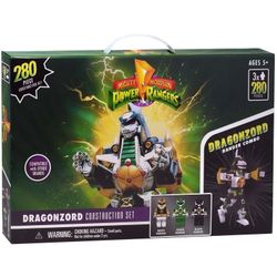 MMPR Dragonzord Megazord Lego 3 Ranger Combo