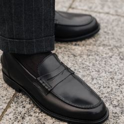 Johnston & Murphy Men's Hayes Penny Loafer Dress Casual Shoe , 10.5 M size Euro 43.5