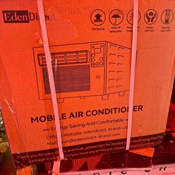 Edendirect 2,500 BTU Portable Air Conditioner Cools 45 sq.ft. with Dehumidifier and Remote for Campi