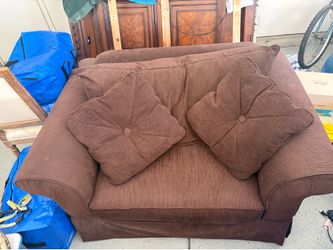 Love seat and ottoman