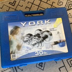 Adjustable York Home Weight Set