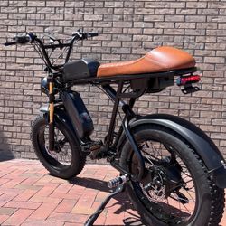 750 Watt Dual battery + Dual rider Electric E-Bike, 32mph, 7 Speed Shimano, Full Throttle