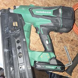 Metabo Cordless Framing Nail Gun