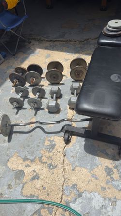 Bench w/ weights