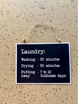 Laundry room decor