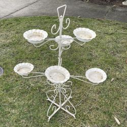 Multi-arm Antique Plant Stand