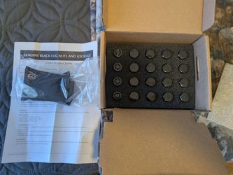 Mazda Black locking lug nuts