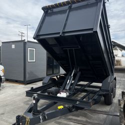 Scissor Lift Dump Trailer 