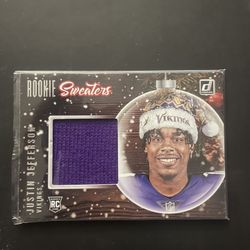 2020 Donruss Rookie Sweaters Justin Jefferson RC