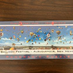 Hot Air Balloon Festival, Albuquerque, New Mexico Panoramic Puzzle 750 Piece New