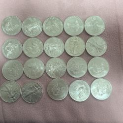  Silver Coins 