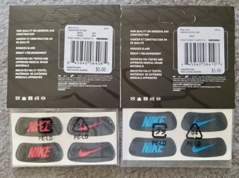 New Nike Eyeblack Stickers 4 pack Red and Blue
