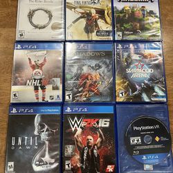  Sony PlayStation PS4 Games (Read Description for Prices)