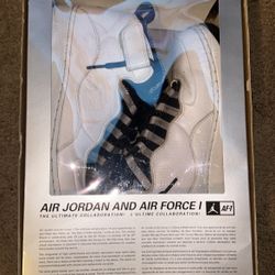 Air Jordan 10 Air Force 1 collab 