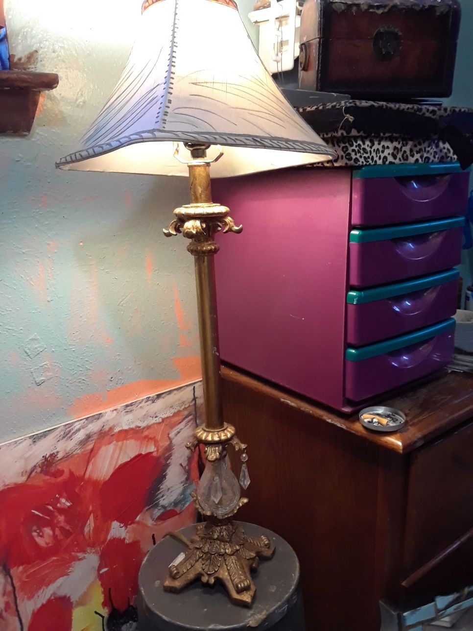 Tall desk lamps