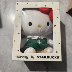 Starbucks Hello Kitty Stuffed Animal