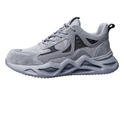 Steel Toe Shoes for Men, Safety Mens Work Shoes Lightweight Breathable