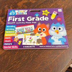 Super Smart First Grade Giant Activity Floor Pad For Ages Six And Seven