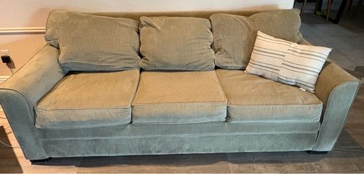 Full sleeper sofa with zip off washable covers
