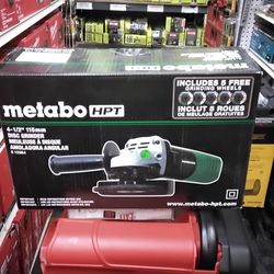 METABO HPT 4-1/2" 115MM DISC GRINDER
