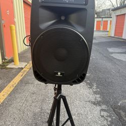 PRORECK Party 15 Portable 15-Inch 2000 Watt 2-Way Powered