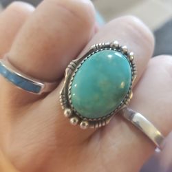 Sterling Silver Navajo Ring.