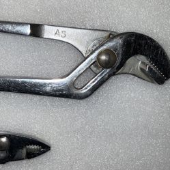 3 Vintage Snap-on Slip Joint Pliers, #44, #45,