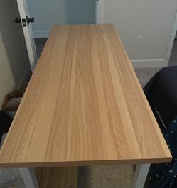 Desk with shelf